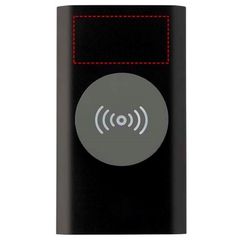 Juice 4000 mAh Typ-C kabellose Powerbank aus recyceltem Aluminium schwarz