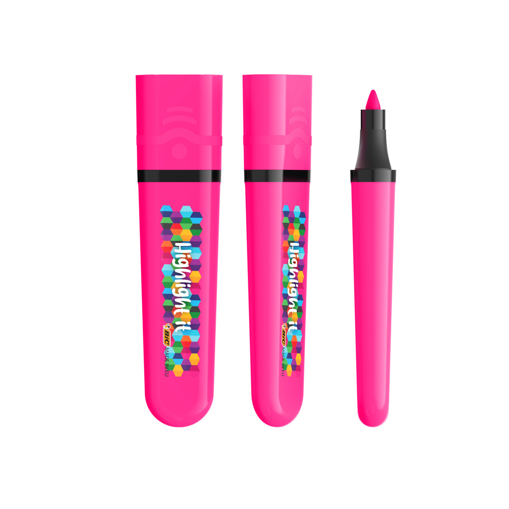 BIC® Highlighter Flat pink