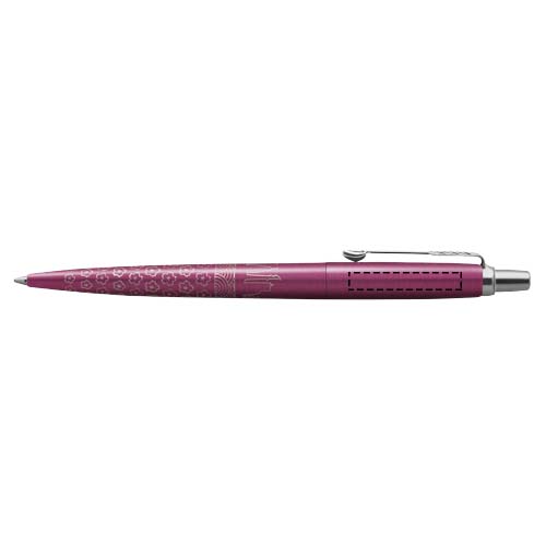 Stylo bille Parker Jotter SE Global Icons (encre bleue) rose