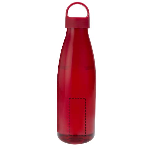 Bergen Trinkflasche aus recyceltem Kunststoff 800 ml rot