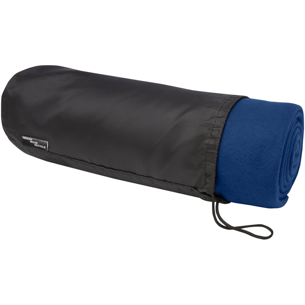 Willow GRS RPET Decke aus Polar Fleece navy