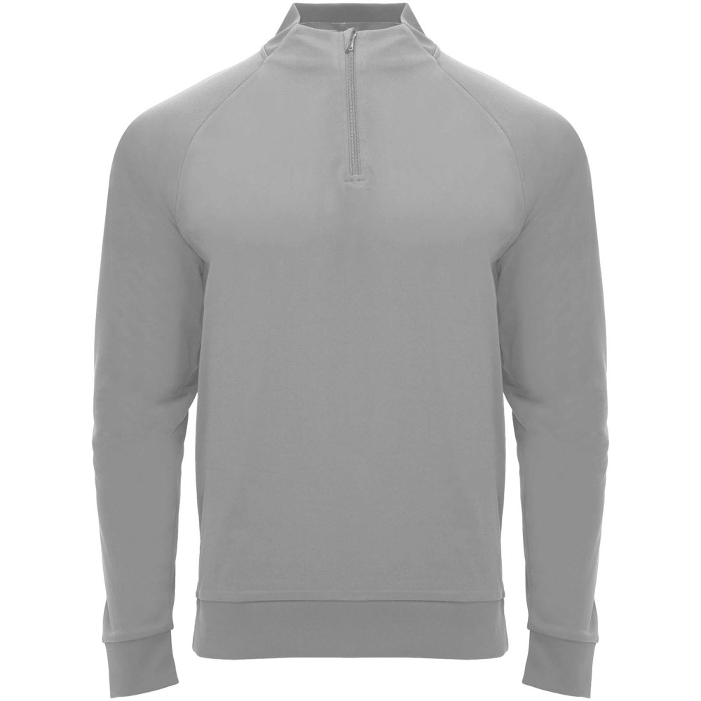 Epiro 200 g/m² Half-Zip Sweatshirt für Kinder grau