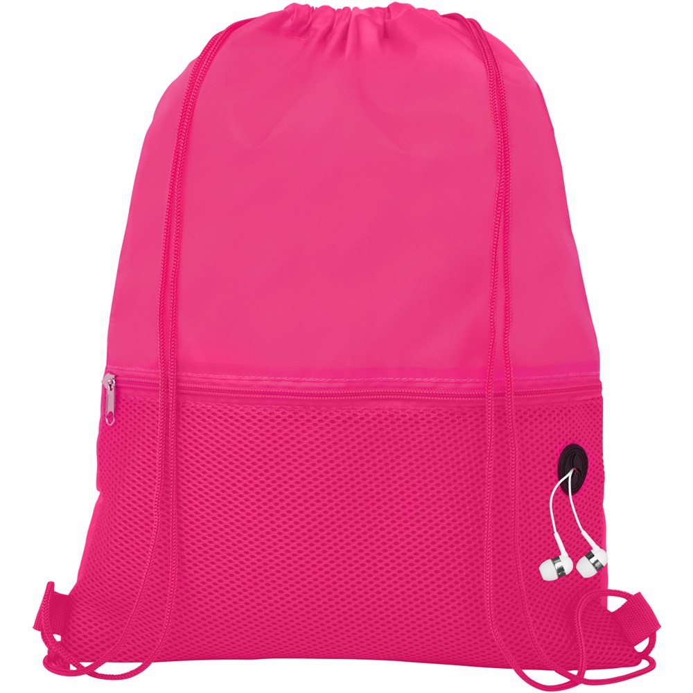 Rückentasche Netz pink