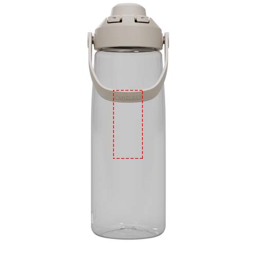 Camelbak® Thrive Chug 750 ml Tritan Renew Trinkflasche mit Schraubverschluss transparent klar