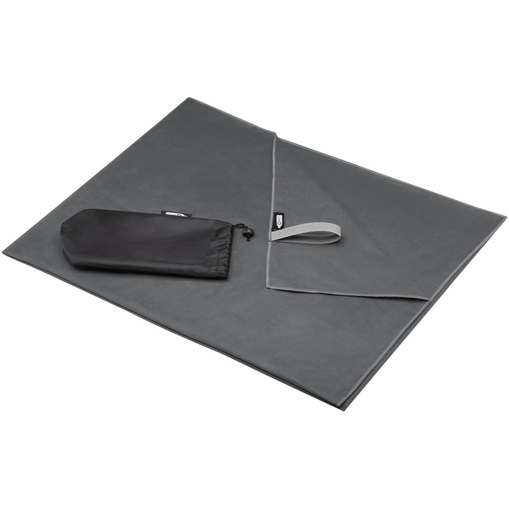 Pieter ultraleichtes und schnell trocknendes GRS Handtuch 100 × 180 cm grau