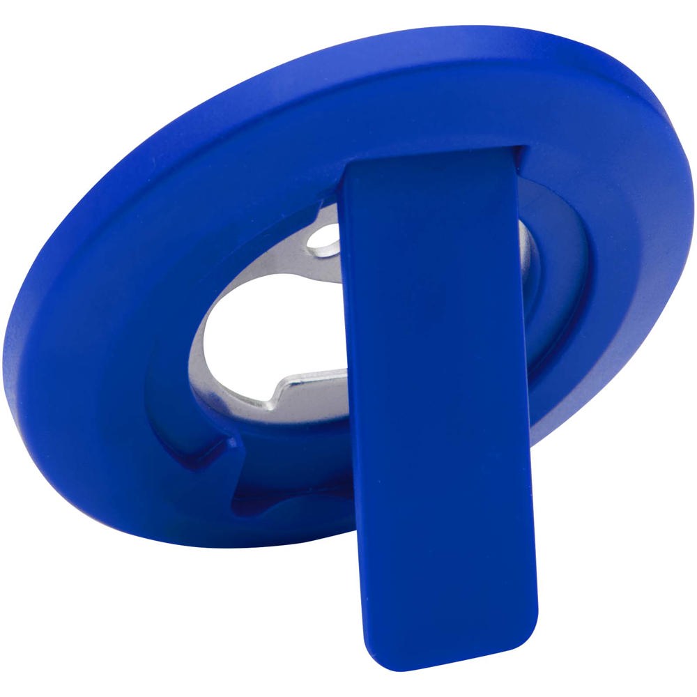 Ain Magnetische Smartphonehalterung aus recyceltem Kunststoff mit Flaschenöffner royalblau