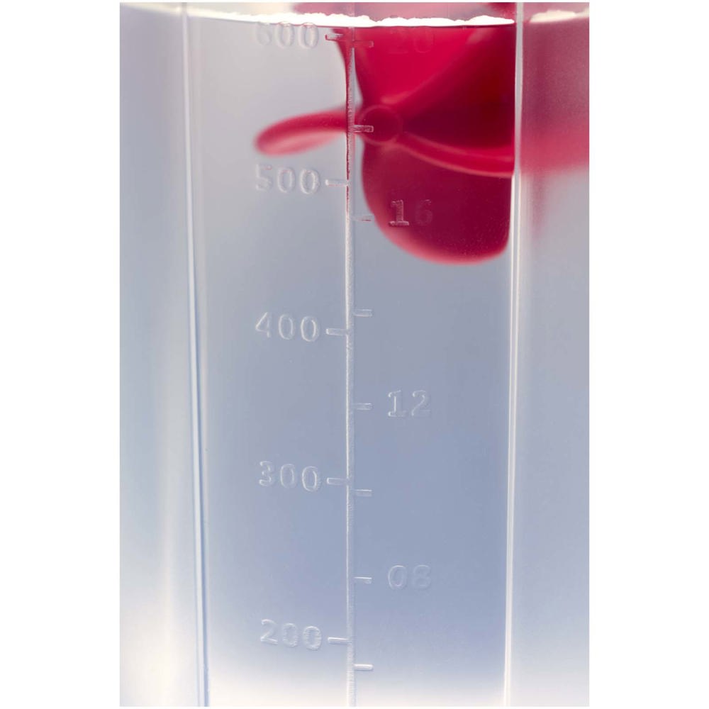 Bouteille de sport Forza de 700 ml avec bille de shaker rouge