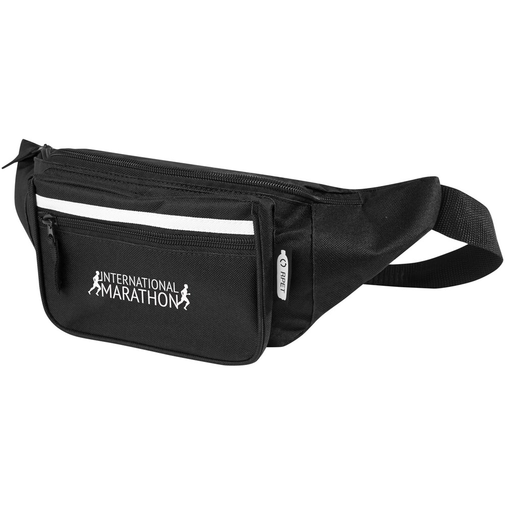 Sac banane en RPET GRS Journey noir