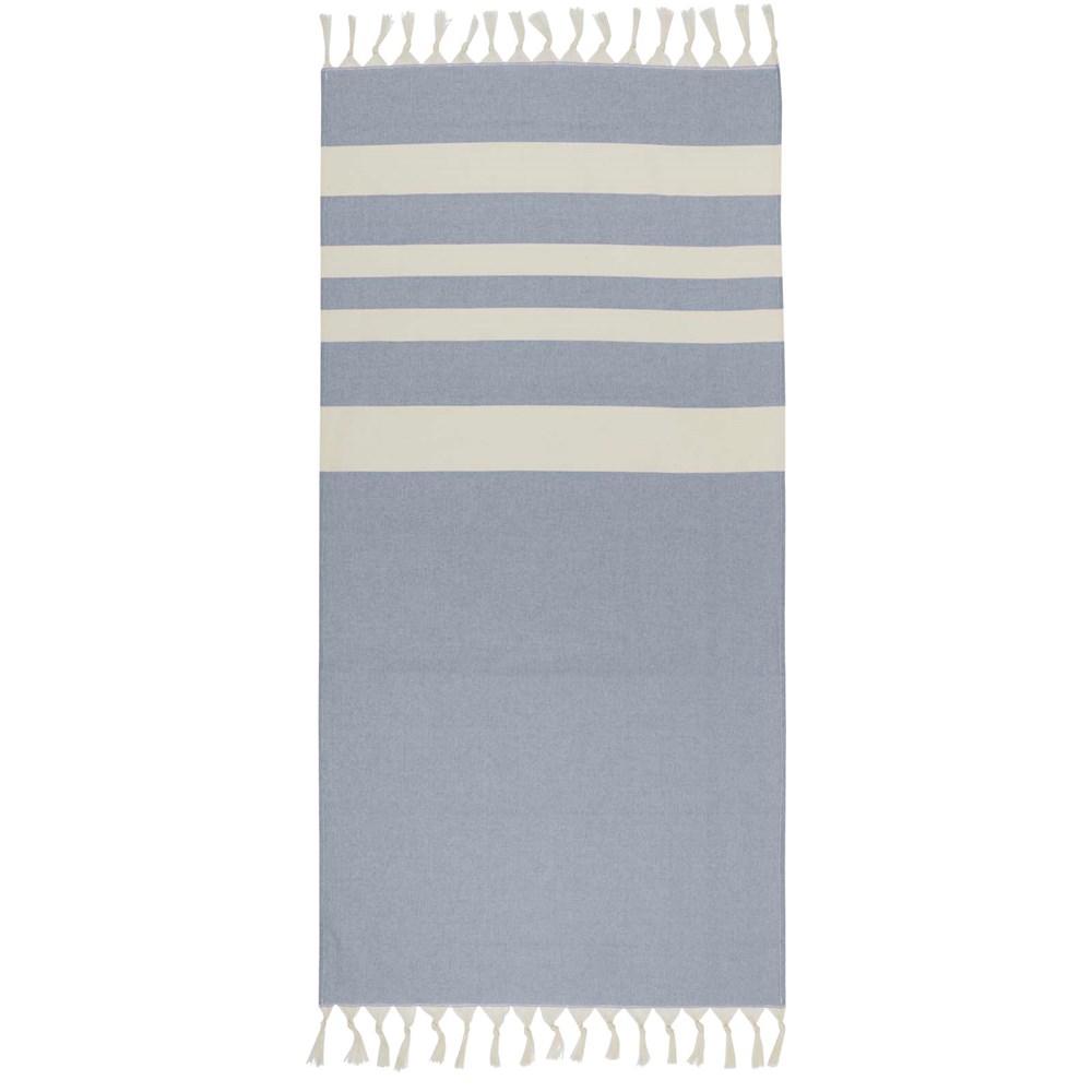 Serviette de hammam Anders 147 x 75,5 cm Bleu royal