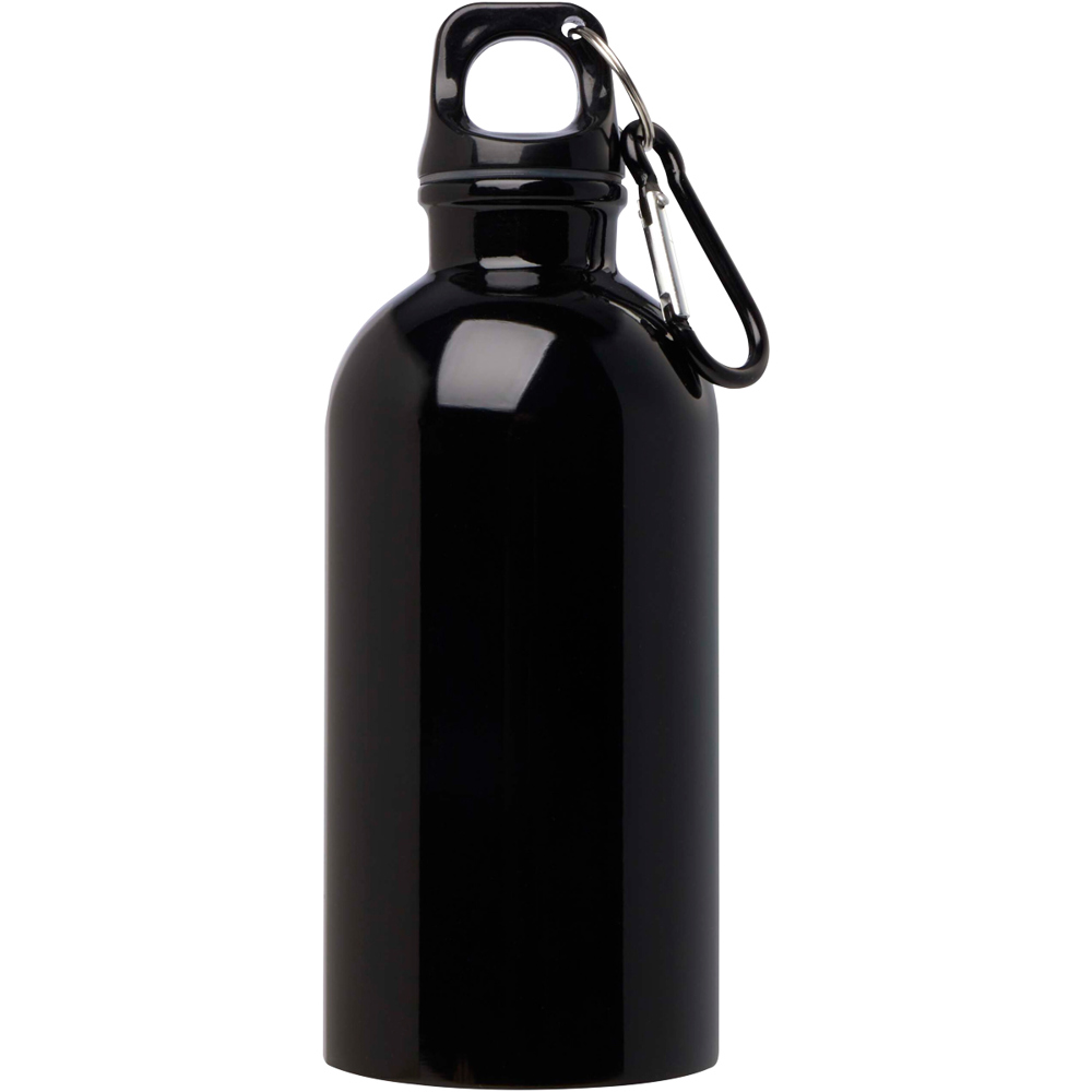 Trinkflasche 400 ml 360 Grad schwarz