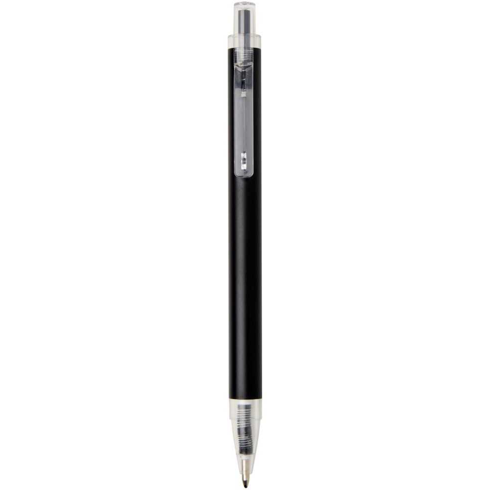 Stylo à bille Spectrum en aluminium recyclé (encre bleue) noir