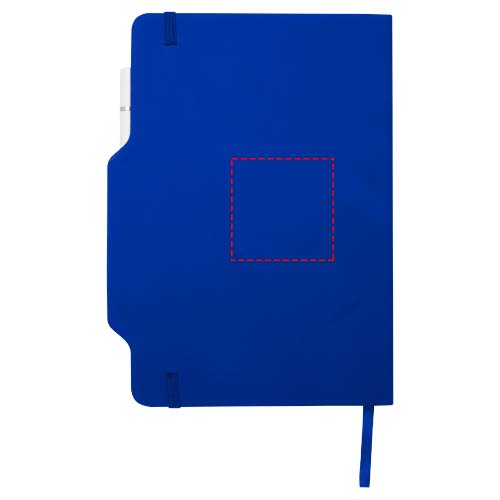 Carnet à couverture rigide Nexus A5 avec stylo et crayon (encre noire) Bleu royal