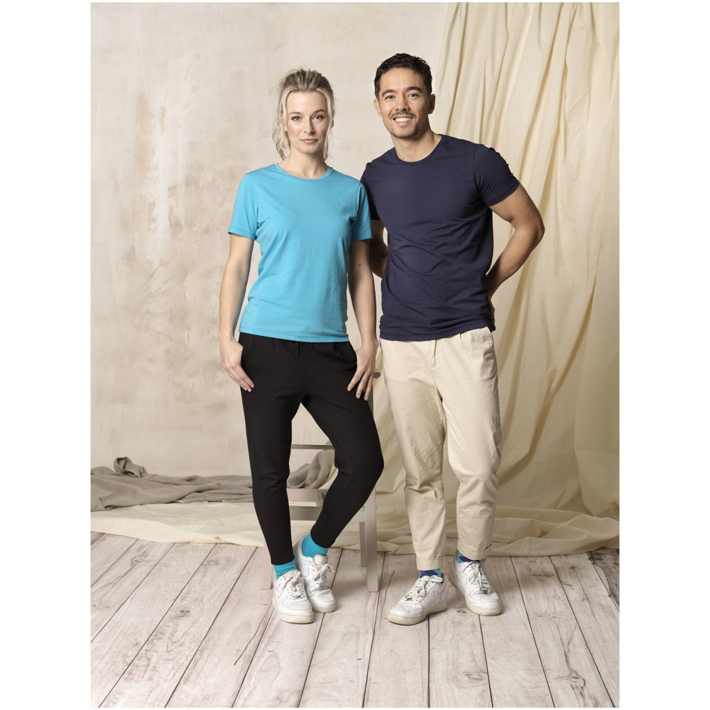 T-shirt bio manches courtes homme Balfour Bleu