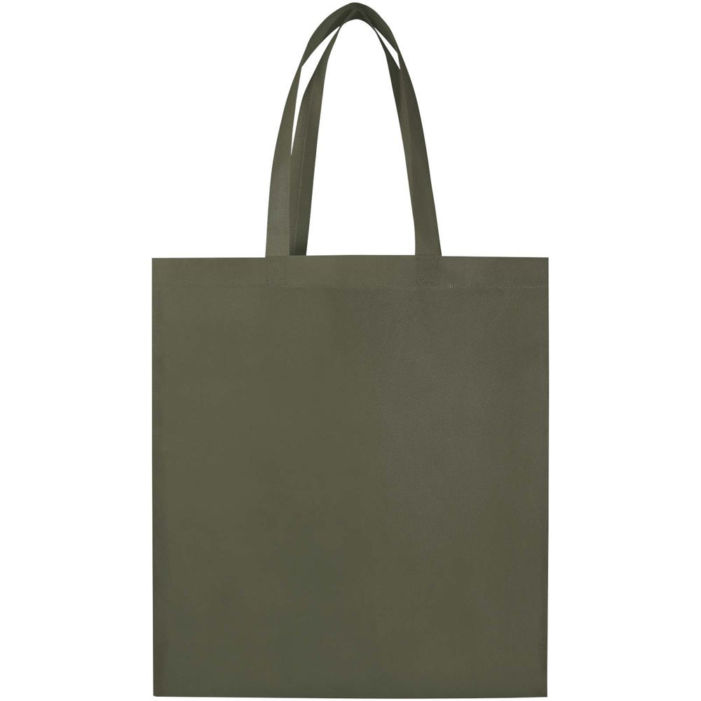 Sac shopping à soufflets EcoSeal non tissé recyclé et certifié GRS de 12 L Vert forêt