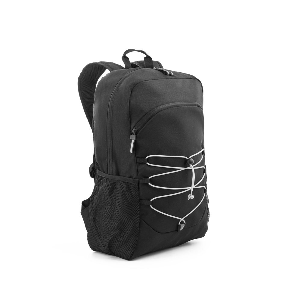 DELFOS BACKPACK. Laptop-Rucksack für 15.6'' aus 300D PET (100% rPET) und 600D PET (100% rPET)