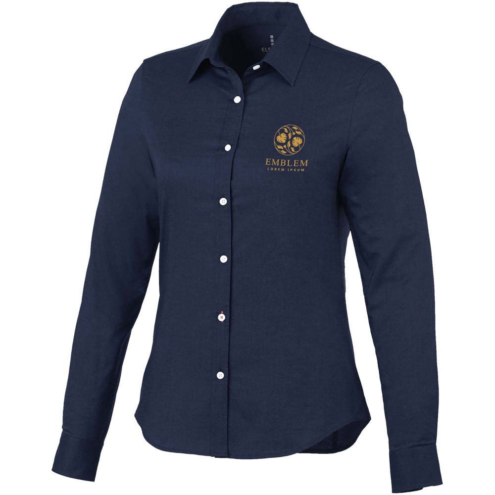 Vaillant langärmlige Bluse navy
