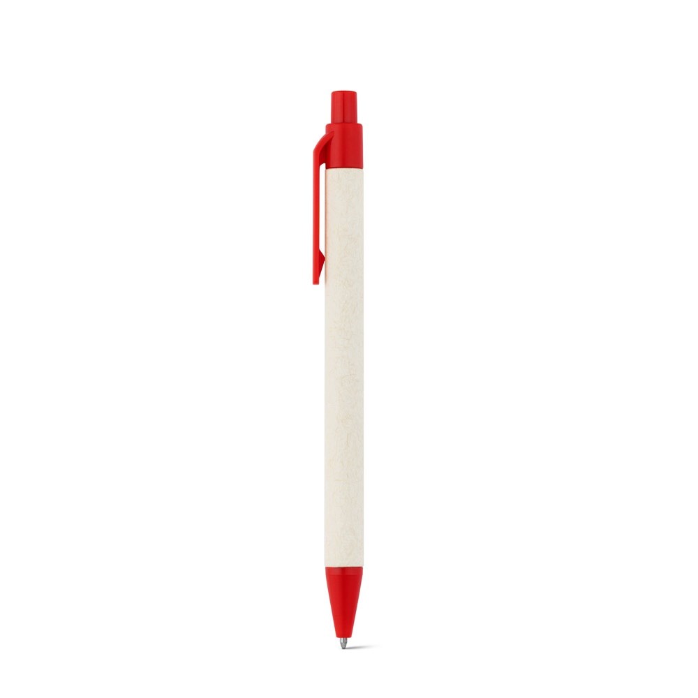 MILINK Stylo à bille fabriqué à partir de briques de lait recyclées rouge