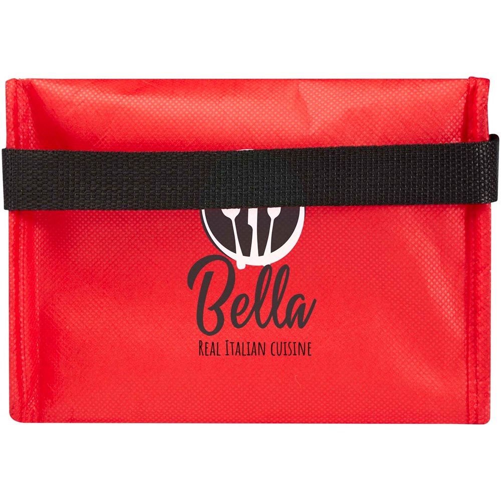Spectrum Kühltasche aus recyceltem GRS Non Woven für 6 Dosen 4 L rot