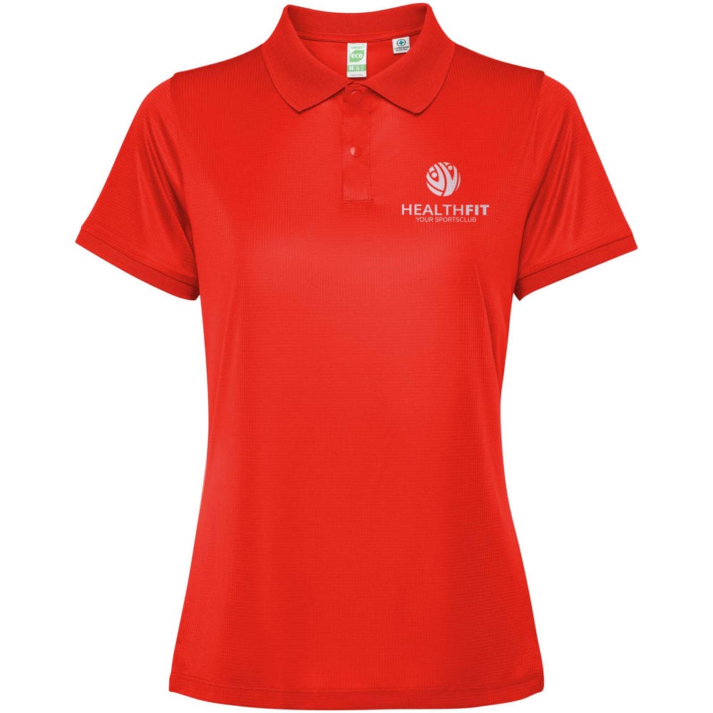 Polo Tormo à manches courtes pour femme Rouge