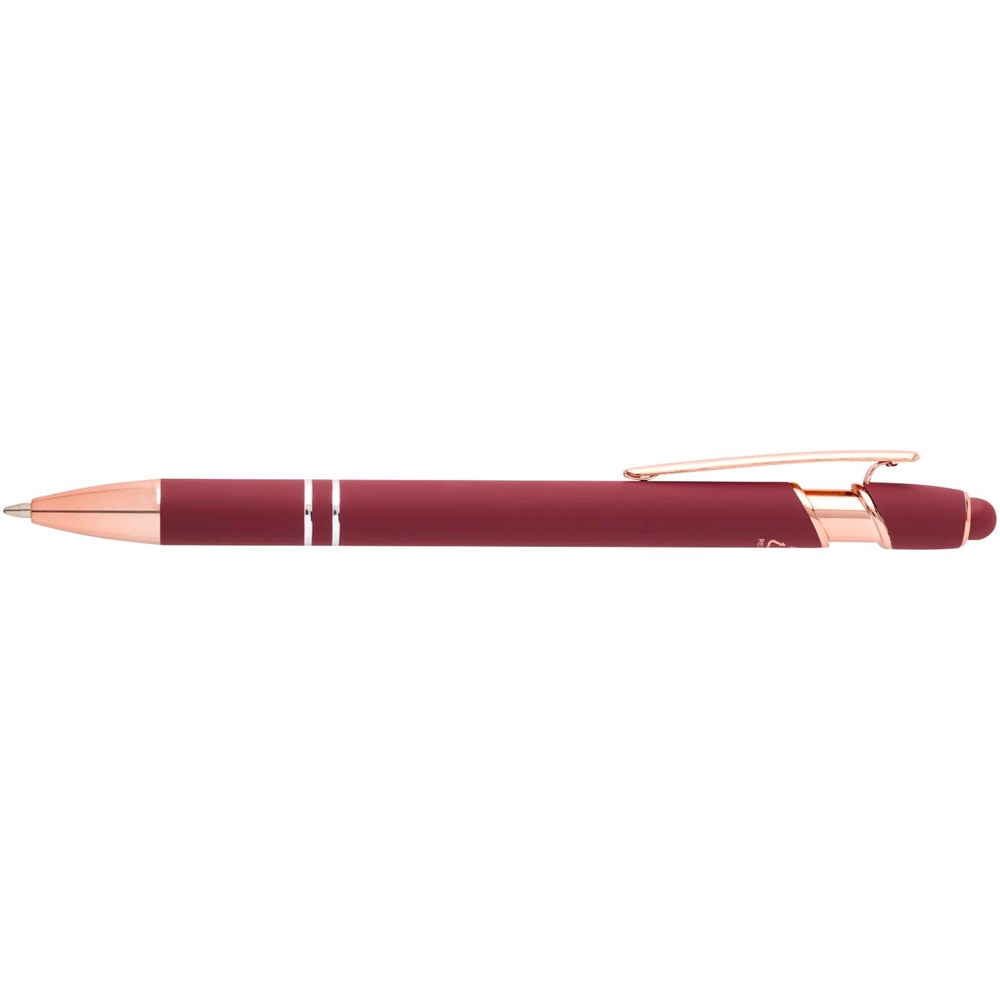Nanna Kugelschreiber mit Roségold Finish bordeaux