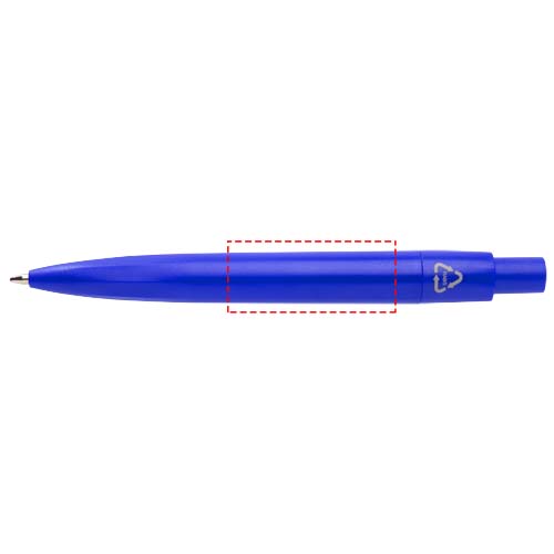 Mini-stylo à bille Ramin en plastique recyclé (encre bleue) Bleu royal
