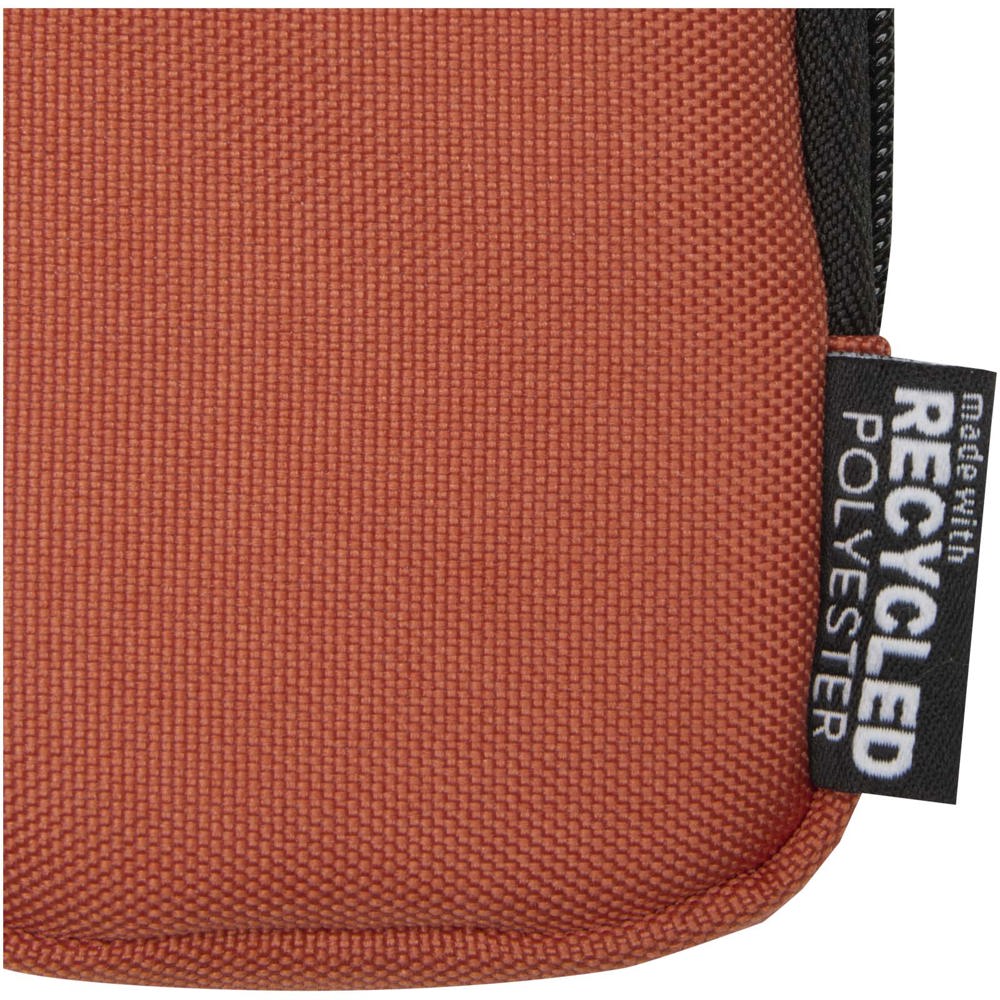 Petite pochette Byron Clip & Go recyclée certifiée GRS de 0,2 L Brique
