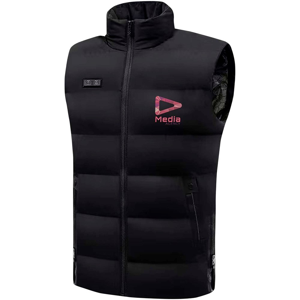SCX.design G01 beheizbarer Bodywarmer mit Powerbank schwarz