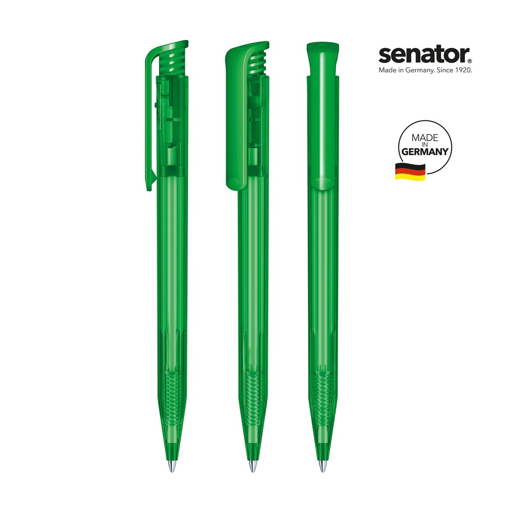 senator® Super Hit Clear  Druckkugelschreiber grün 347