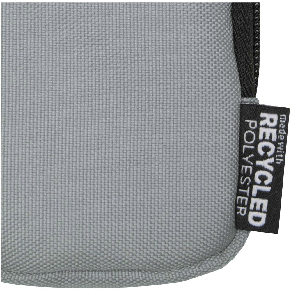 Petite pochette Byron Clip & Go recyclée certifiée GRS de 0,2 L gris