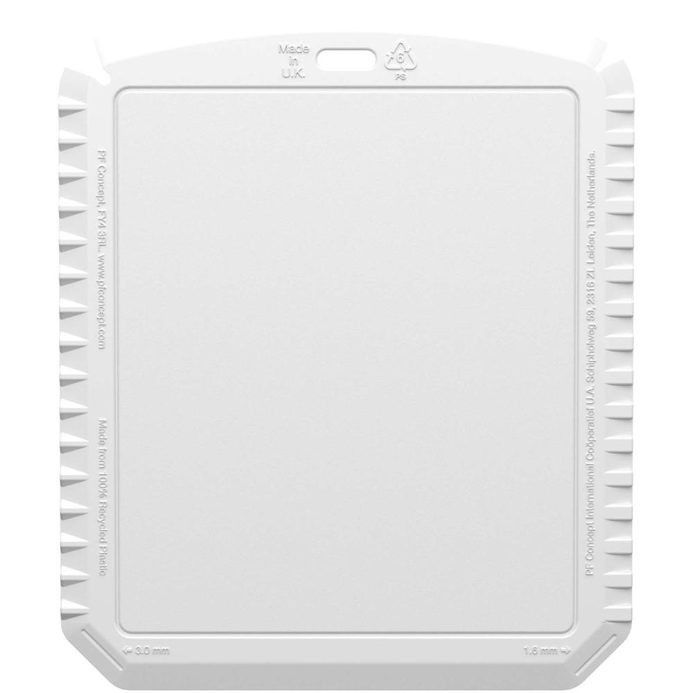Grattoir à glace Thrym rectangulaire et en plastique recyclé Blanc
