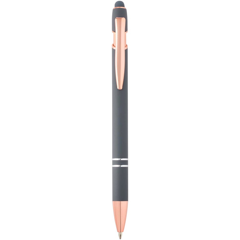 Nanna Kugelschreiber mit Roségold Finish (blaue Mine) Twilight Grey