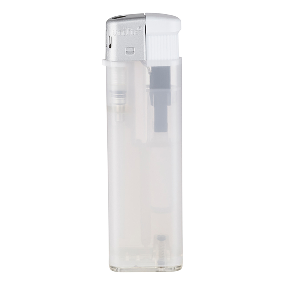 Piezo-Briquet Unilite Frosty blanc