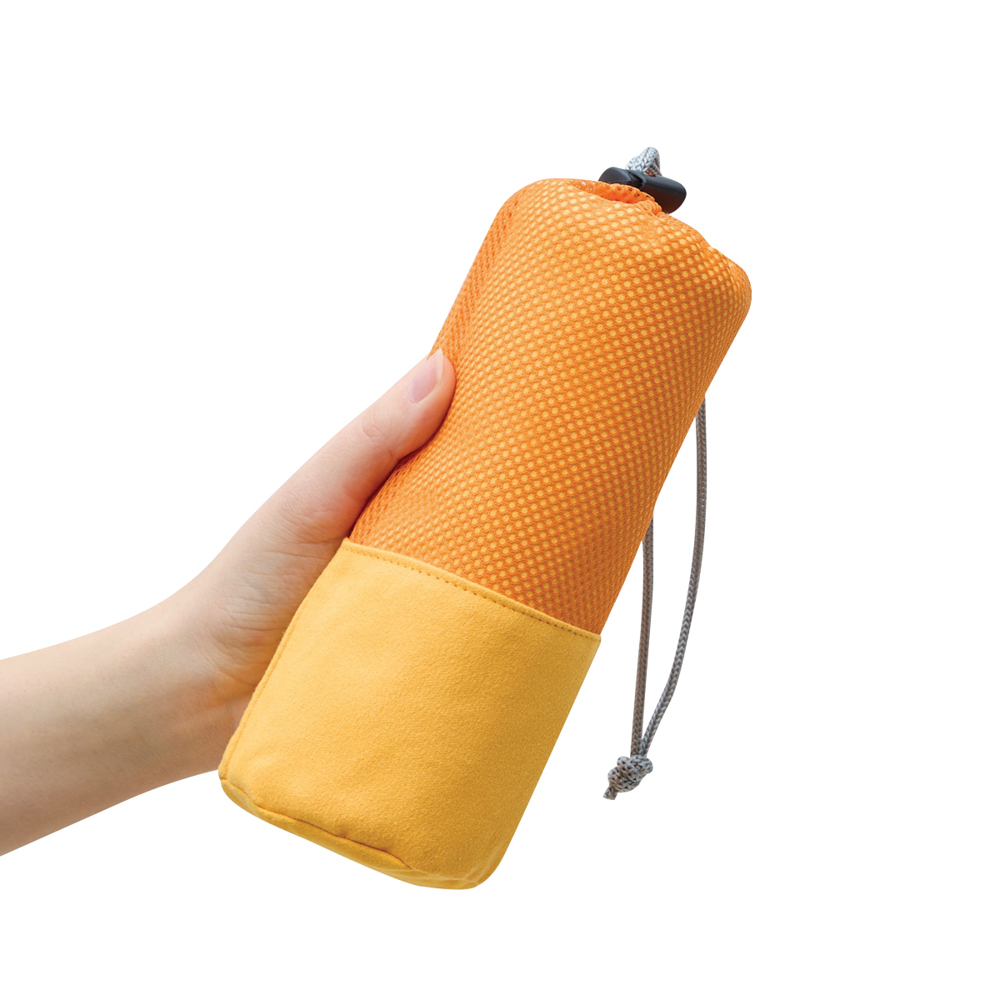 Handtuch Mikrofaser orange