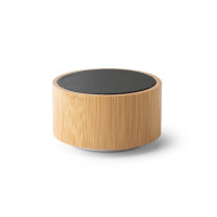 ARBER Enceinte portable 3W avec autonomie de 2h en bambou et ABS