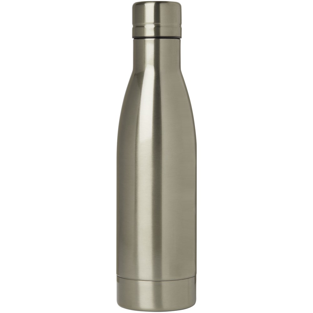Bouteille isotherme Vasa en acier inoxydable recyclé certifié RCS de 500 ml avec isolation par le vide et couche de cuivre Titane