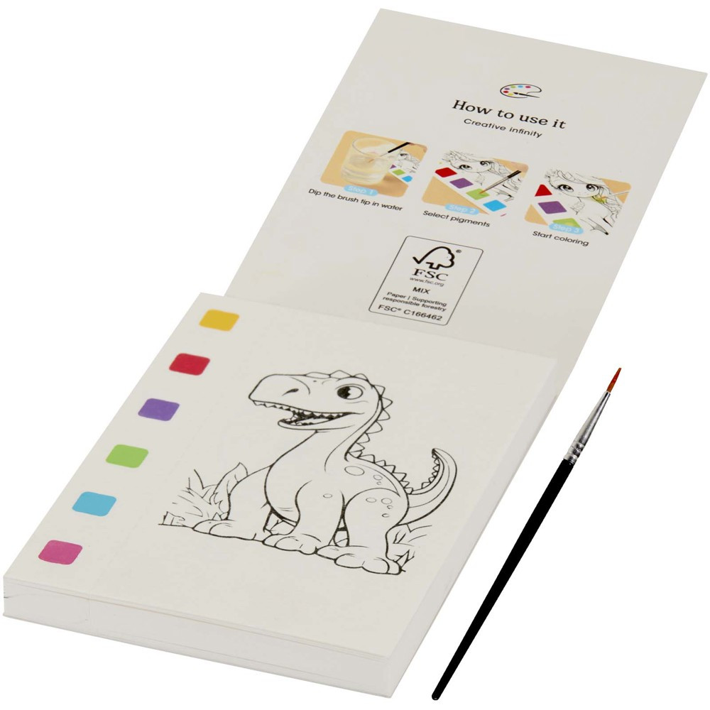 Quell Malbuch und Wasserpinsel Set