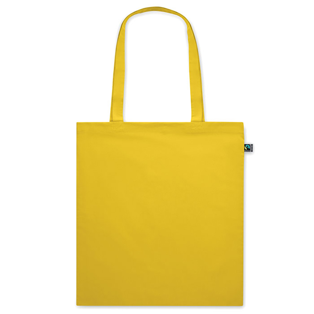 Sac en coton Fairtrade Loredana jaune