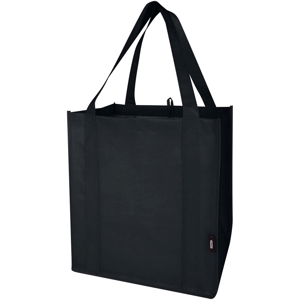 Liberty Tragetasche mit hartem Boden aus recyceltem GRS Non Woven 6 L schwarz