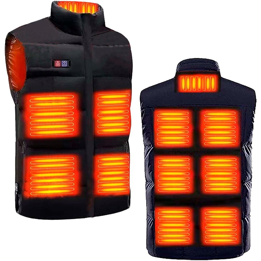 SCX.design G01 beheizbarer Bodywarmer mit Powerbank schwarz