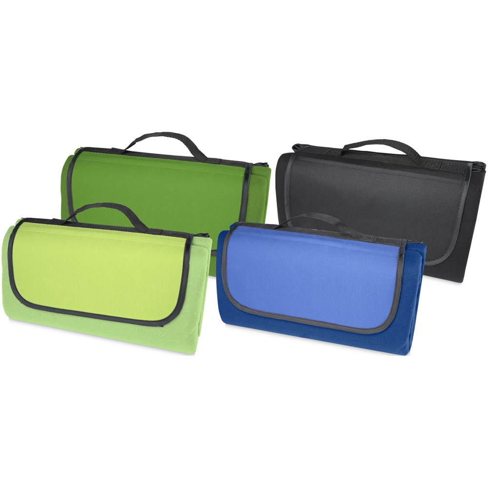 Salvie Picknickdecke aus recyceltem Kunststoff Schwarz