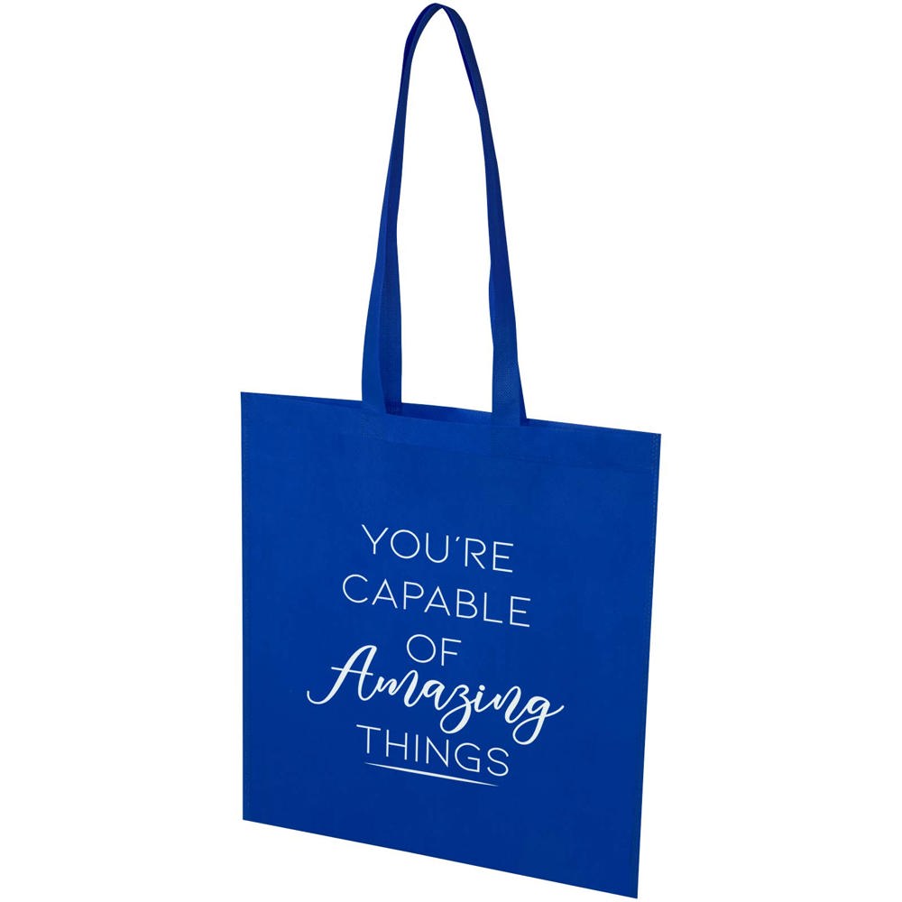 Sac shopping convention EcoSeal de 6 L non tissé en matériaux recyclés certifiés GRS Bleu royal