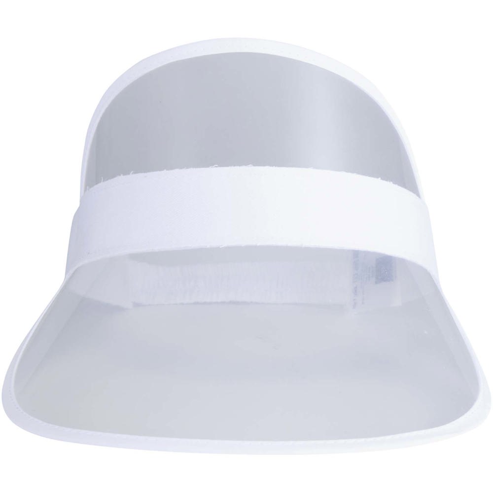 Bright Kappe mit transparentem Schirm weiss