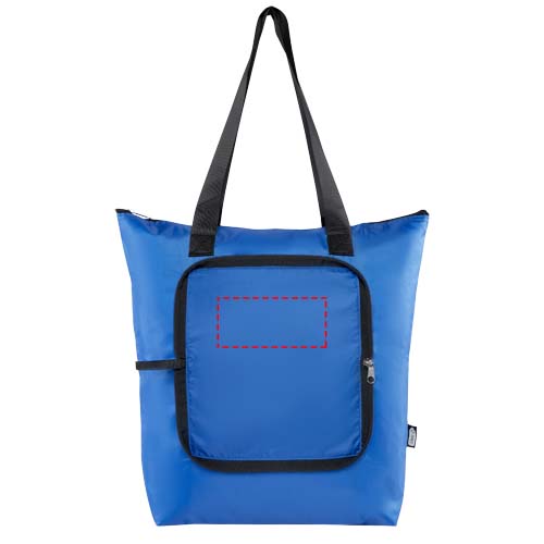 Sac isotherme pliable EcoFold de 15 L en RPET bleu roi