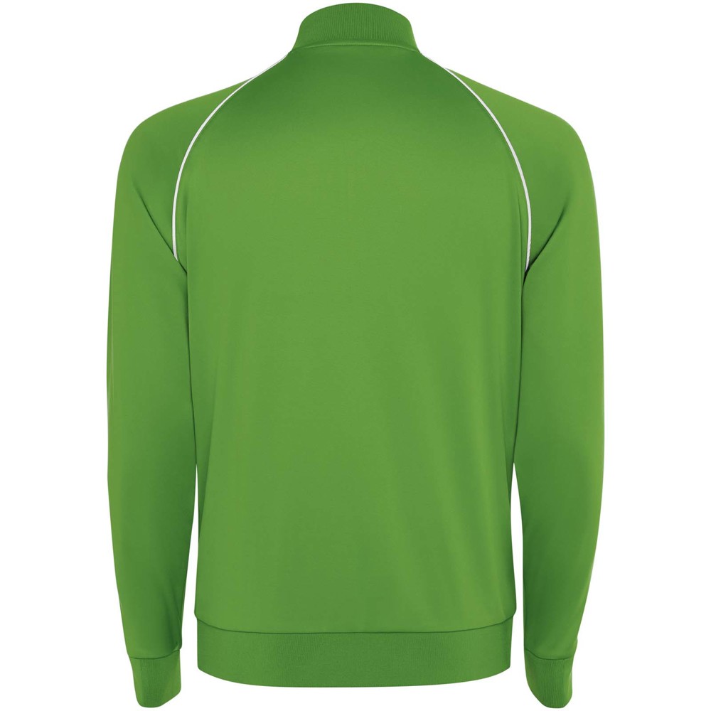 Valier Kinder Sweatshirt mit durchgehendem Reissverschluss farngrün