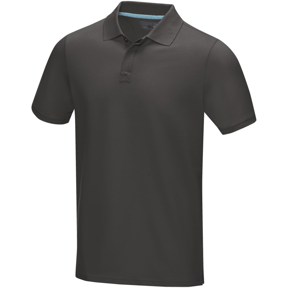 Graphite Poloshirt aus Bio-Baumwolle für Herren storm grey