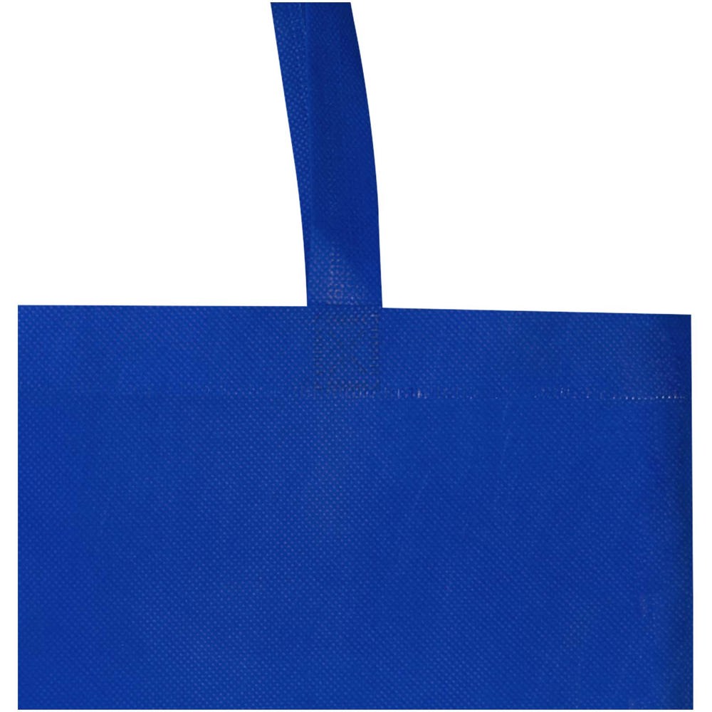 Sac shopping à soufflets EcoSeal non tissé recyclé et certifié GRS de 12 L Bleu royal