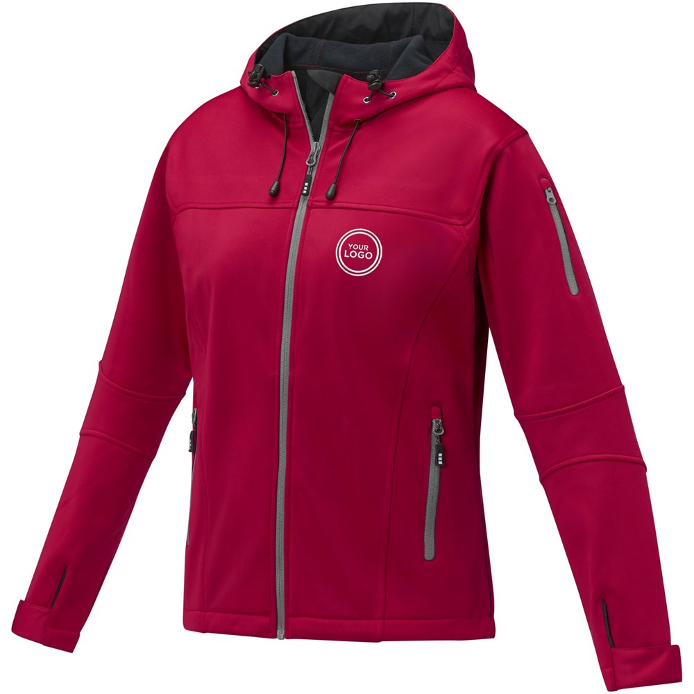 Match Softshelljacke für Damen rot