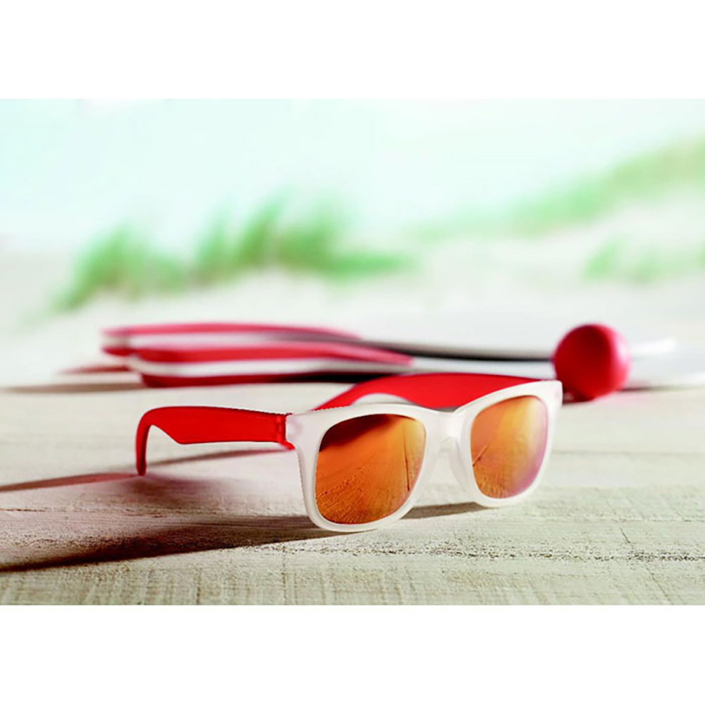 Sonnenbrille Holiday Rot/Weiss