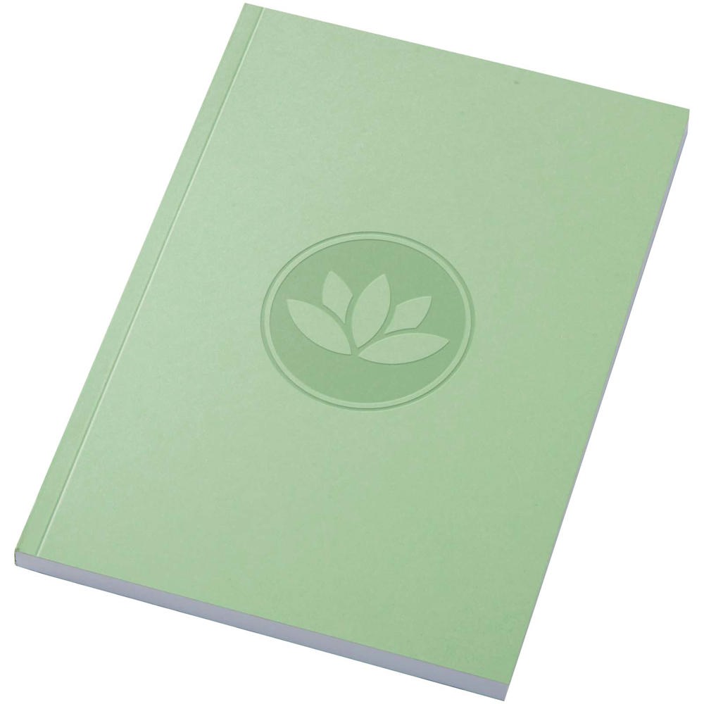 Novella Austen A5 Softcover Notizbuch aus Recyclingmaterial – 100 Blatt grün
