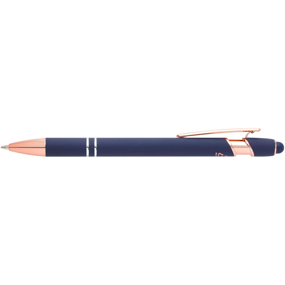 Nanna Kugelschreiber mit Roségold Finish Ozeanblau